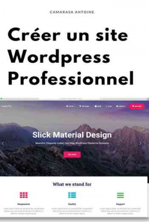 Antoine Camarasa – WordPress: Créer un site professionnel de A à Z